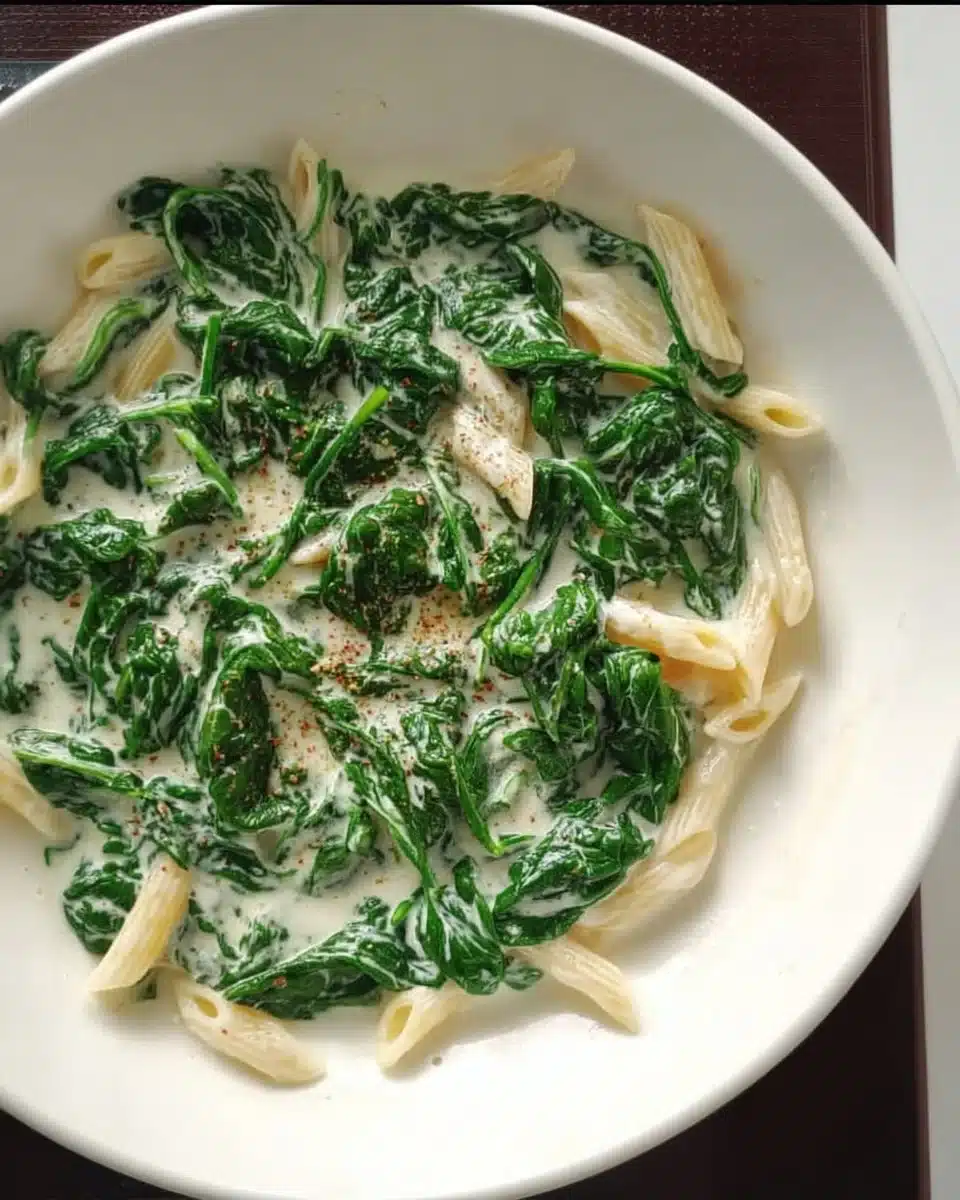 Simple Pasta with Spinach