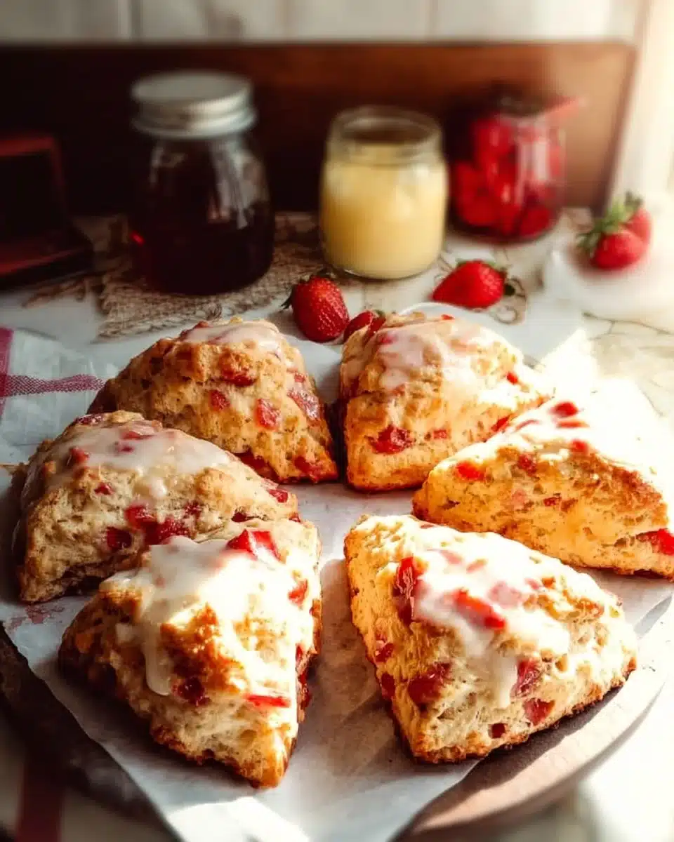 Strawberry Scones