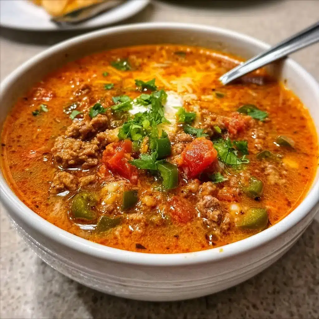 Stuffed Chile Soup