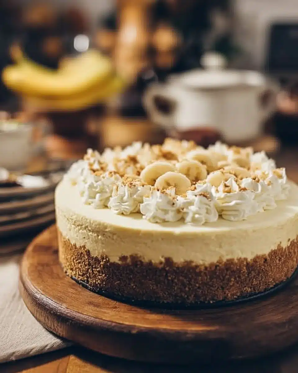 Banana Cream Cheesecake