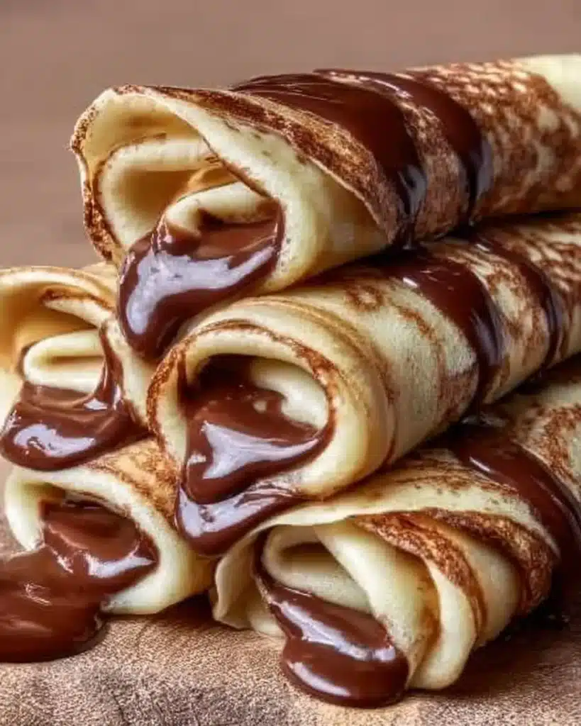 Stack of fluffy pancakes with syrup and berries on a plate