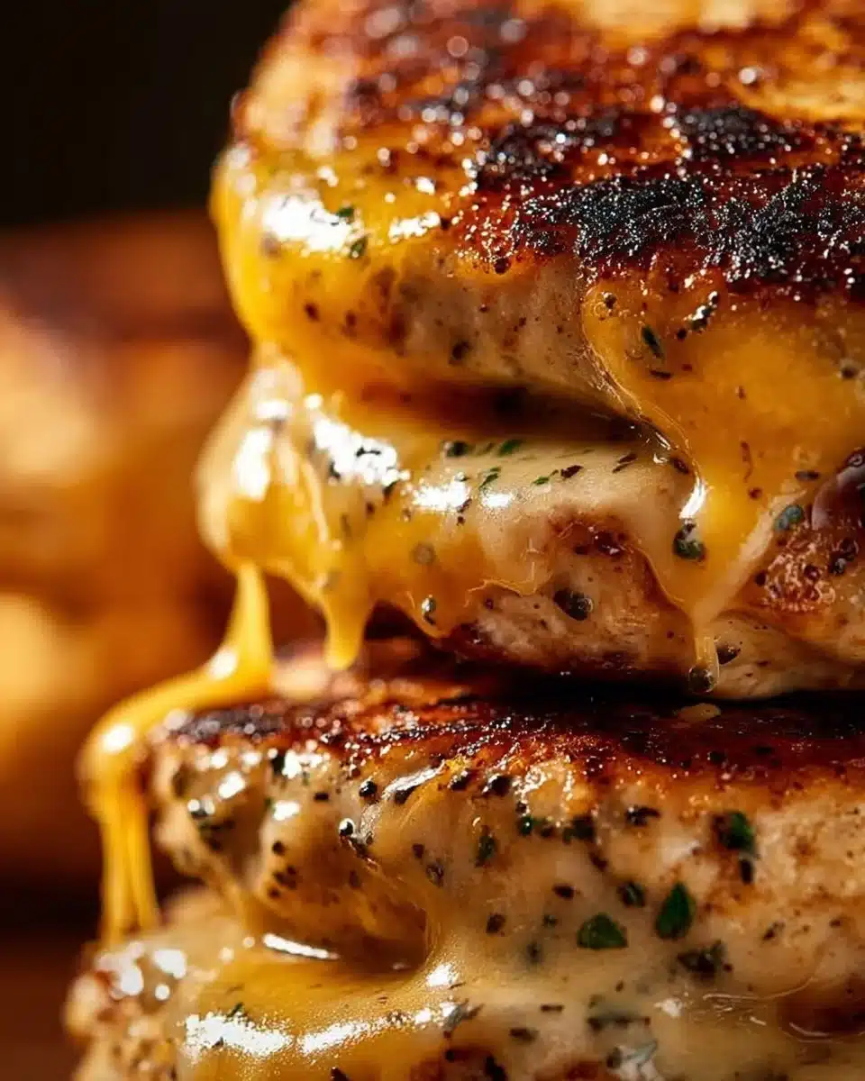Delicious cheddar ranch chicken burgers with fresh ingredients and toppings.