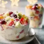 Colorful Christmas Salad with seasonal ingredients and festive presentation.