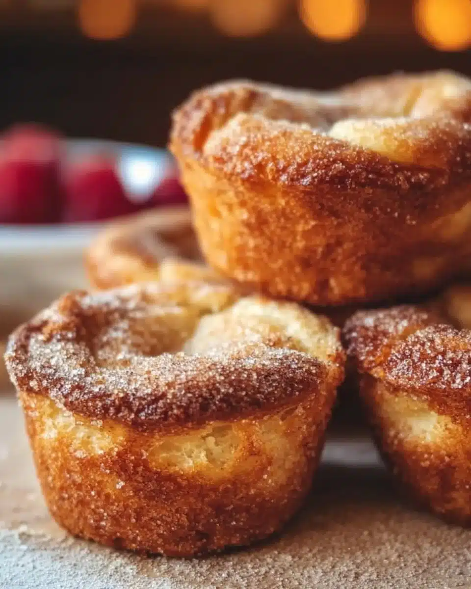 Cinnamon Sugar French Toast Muffins