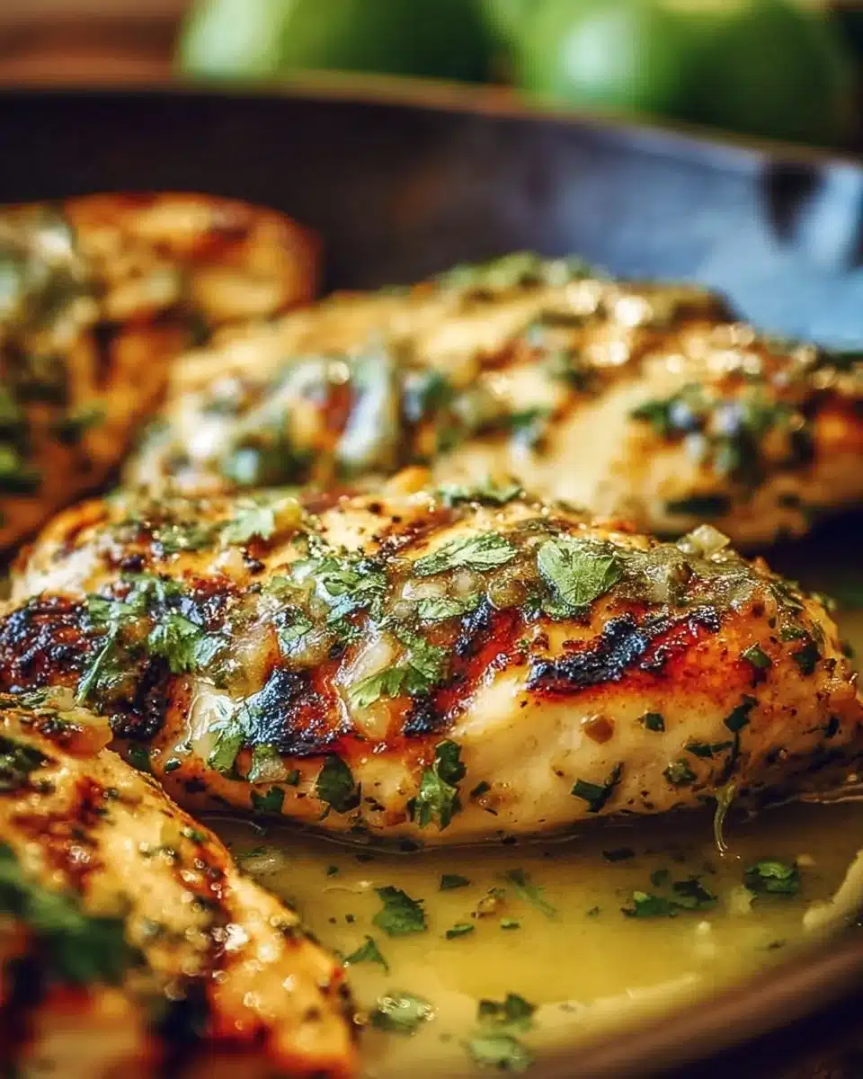 Grilled Salsa Verde Pepper Jack Chicken