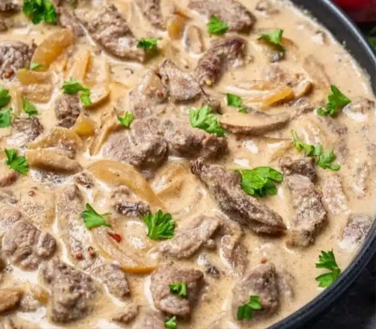 Keto Beef Stroganoff