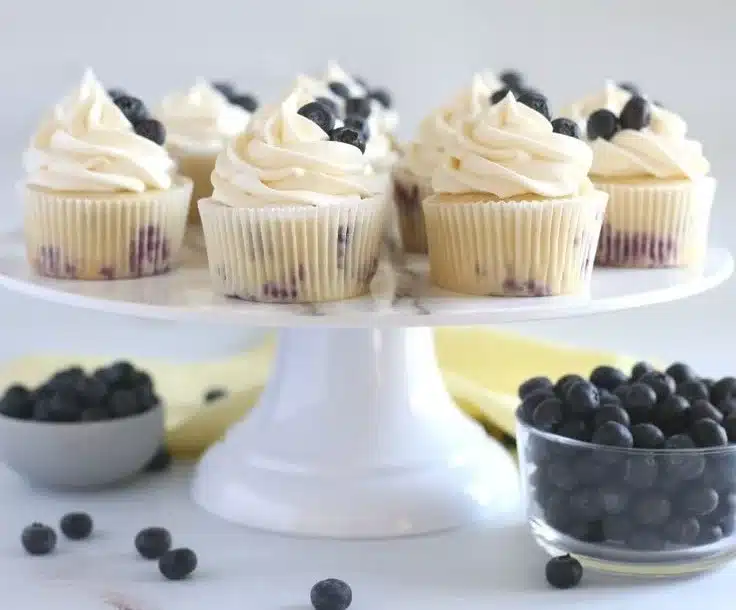 Lemon Blueberry Cupcakes