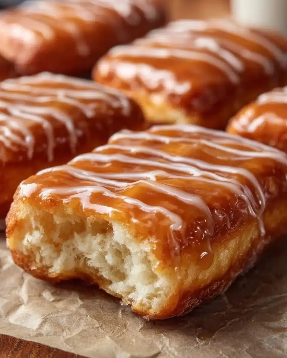 Delicious maple donut bars with a sweet glaze and crumbled topping