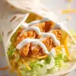 Homemade Crispy Chicken Ranch Wrap inspired by McDonald's recipe