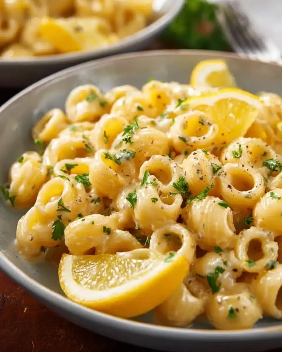ONE POT Garlic Butter Pasta