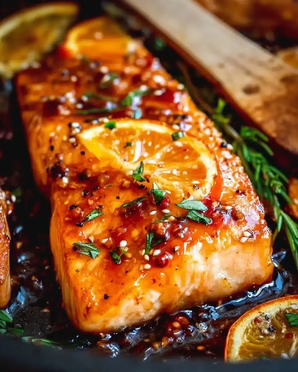 Orange Glazed Salmon