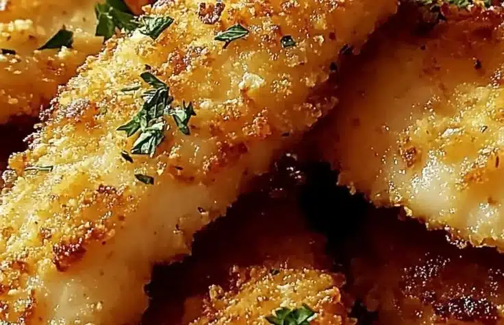 Oven-Baked Crispy Parmesan Chicken Tenders