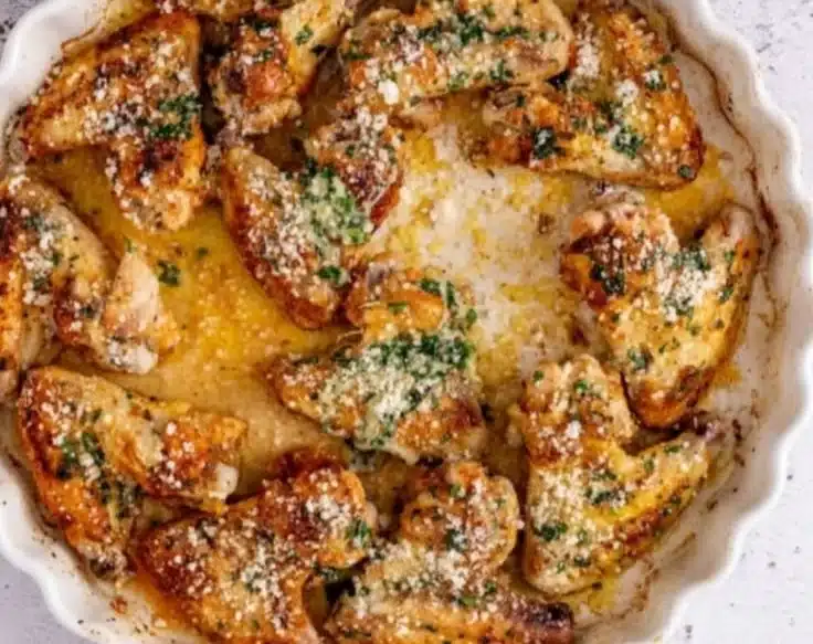 Oven-Roasted Garlic Parmesan Wings