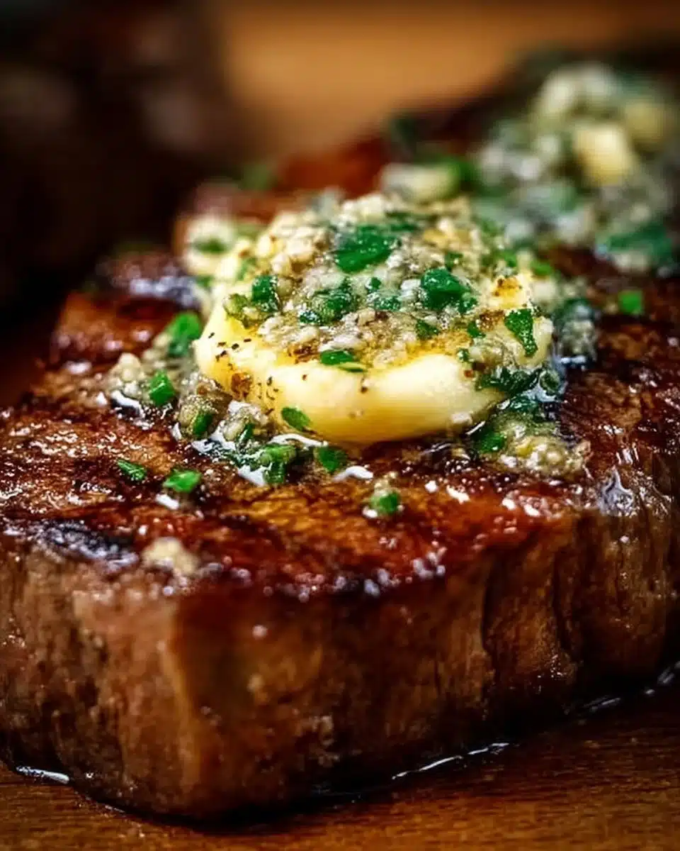 Pan Seared Steak with Garlic Butter