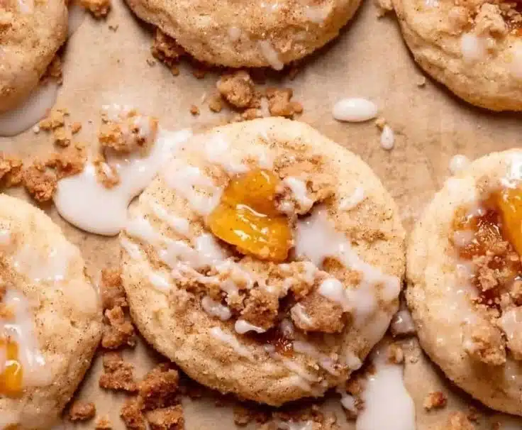 Peach Cobbler Cookies