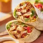 Delicious Southwest Chicken Wraps with fresh ingredients and spices