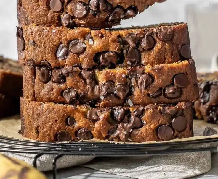Super Moist Chocolate Chip Banana Bread Recipe