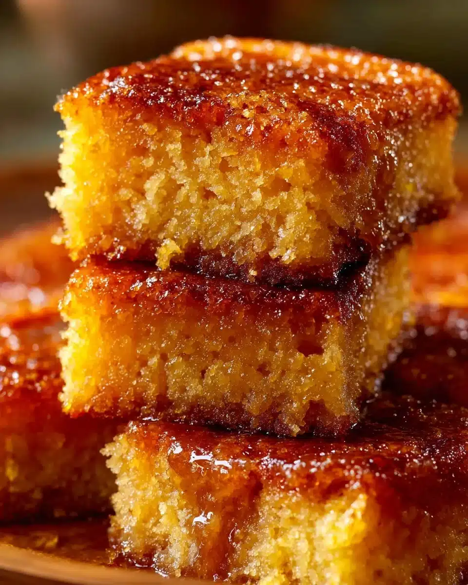 Delicious Sweet Potato Cornbread baked with rich flavors and golden crust