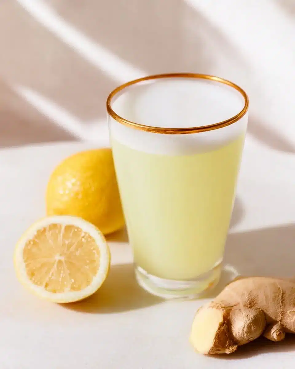 Anti-inflammatory detox water with fresh ingredients for health benefits.