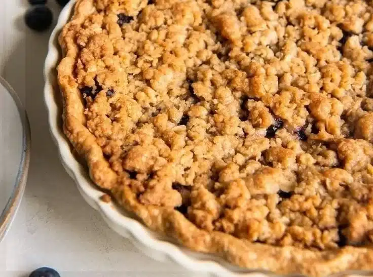 Blueberry Crumble Pie