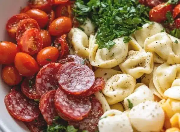 Cheese Tortellini Pasta Salad