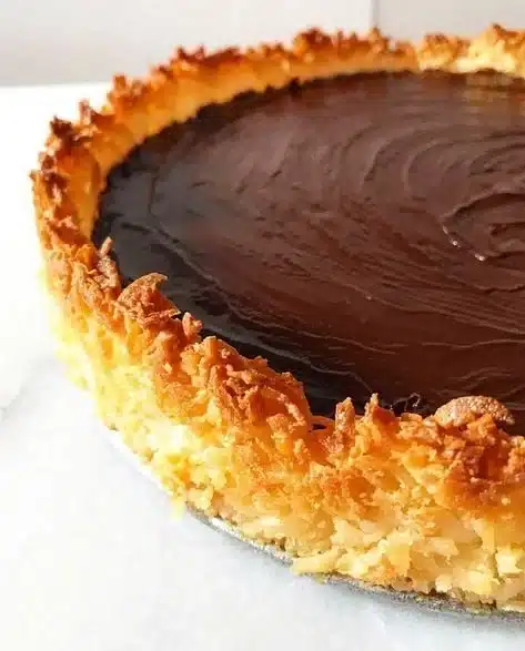Chocolate Macaroon Tart