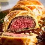 Easy Beef Wellington ready to be served