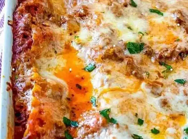 Easy Lasagna Recipe (No Boil Noodles)