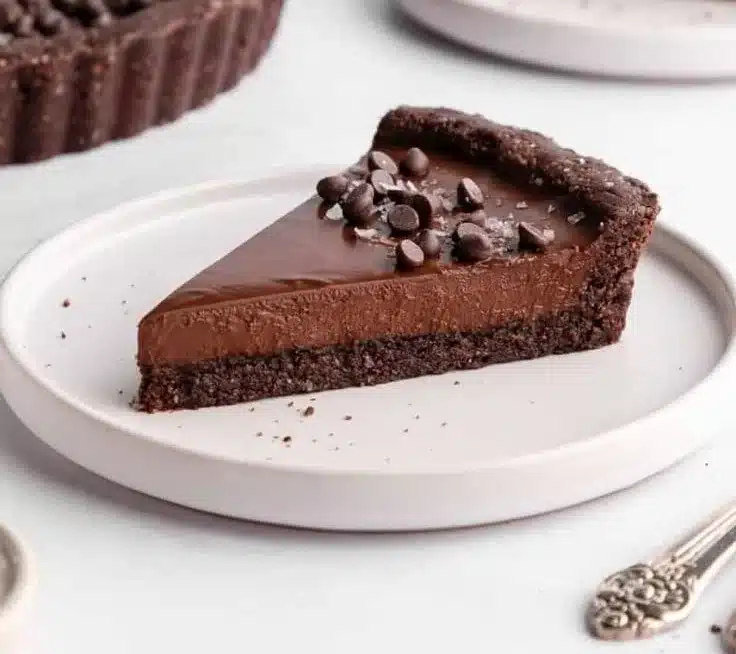 No-Bake Vegan Chocolate Tart