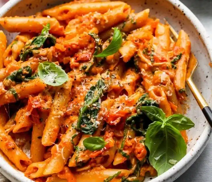 One Pan Creamy Tomato Pasta