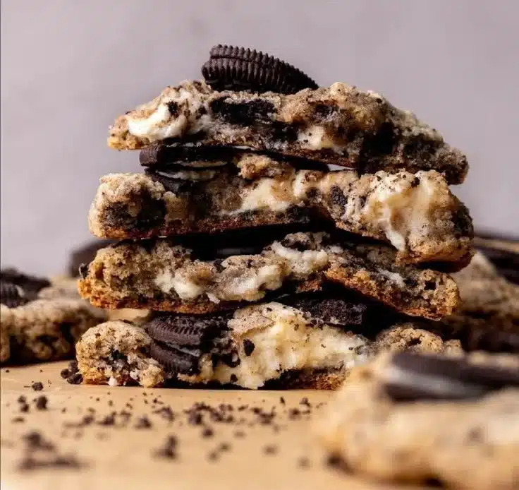 Oreo Cheesecake Cookies