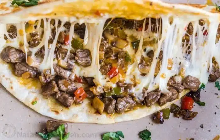 Philly Cheesesteak Quesadillas